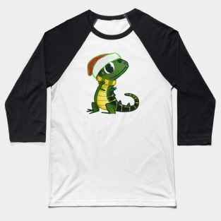 Cute Lizard Drawing Baseball T-Shirt